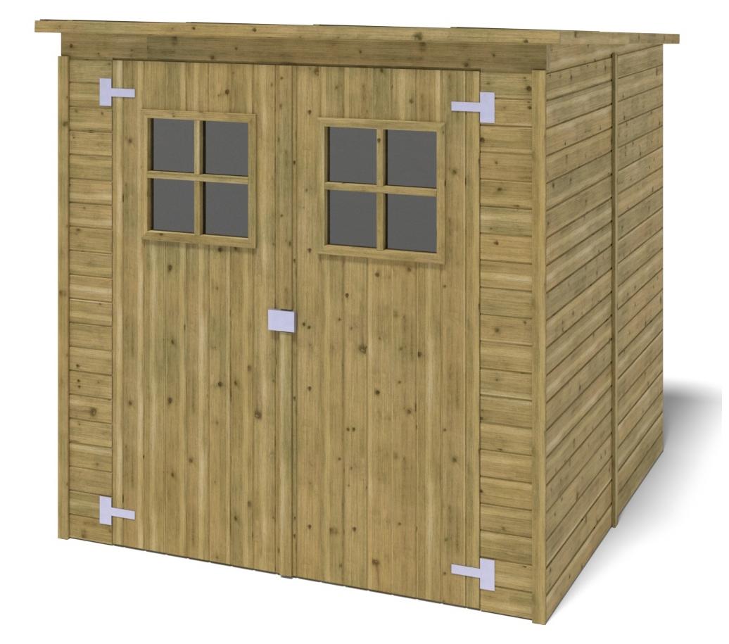 Gartenhaus, Gerätehaus 3.42m2 - 1.9x1.8m - Imprägniert