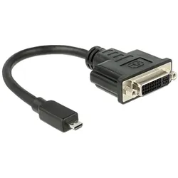 DeLOCK 65563 Videokabel-Adapter 0,2 m DVI-D Micro-HDMI Schwarz