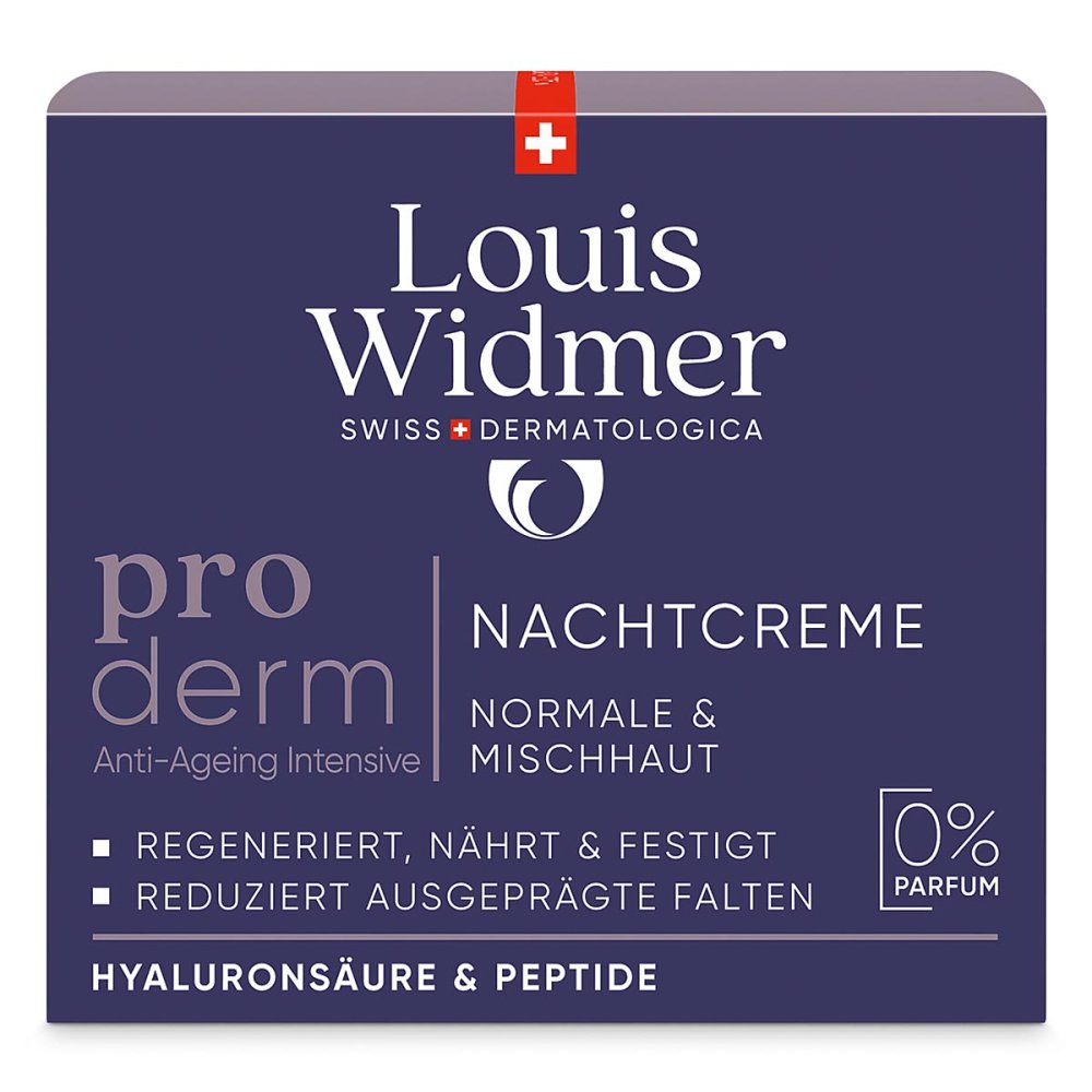 LOUIS WIDMER GmbH Louis Widmer proderm Nachtcreme unparfümiert 18406872