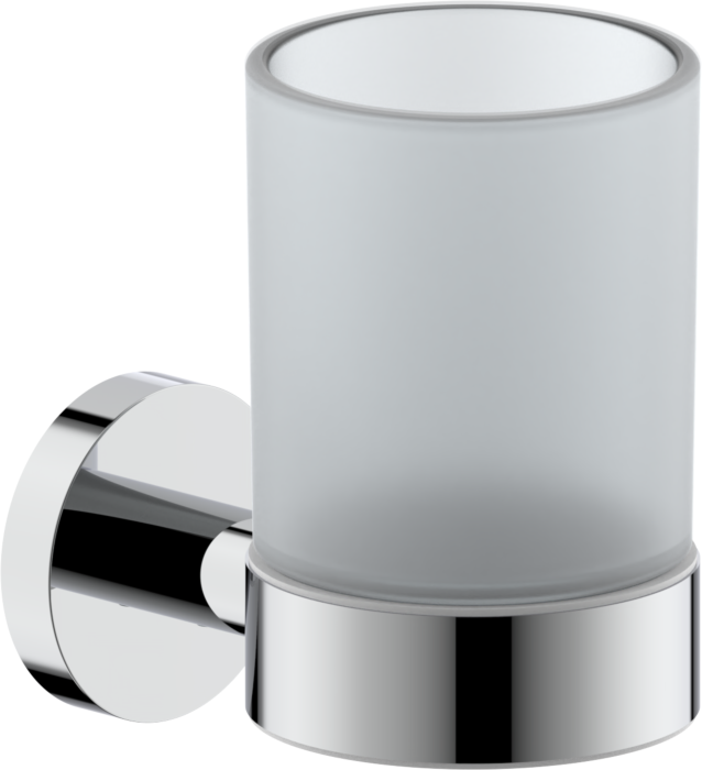 Bravat Varuna Glashalter 778210 zum Kleben oder Schrauben, chrom