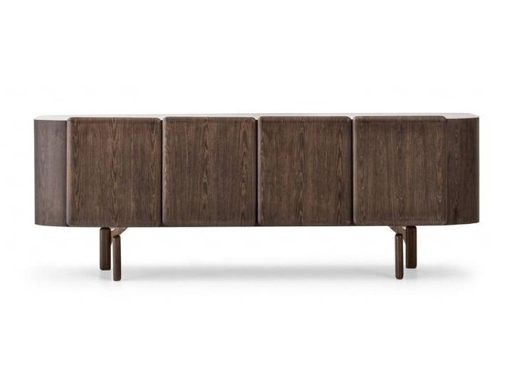 Xlmoebel Sideboard Sideboard Moderner Stil Braun Travertin Minimalistisch Hochwertig (1 St., 1-tlg)