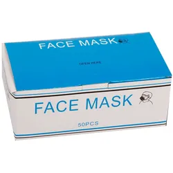 Axis Line 50 X Maske Mundschutz Sparpack Atemschutz Blau 3 lagig