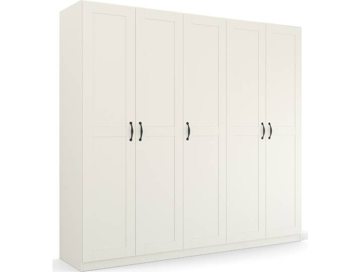 Drehtürenschrank RAUCH Kleiderschrank Schrank Garderobe Ankleide COTTAGE BY QUADRA SPIN , weiss (alpinweiß), B:226cm H:210cm T:54cm, Holzwerkstoff, Schränke, Drehtürenschrank, in skandinavischem Landhausstil