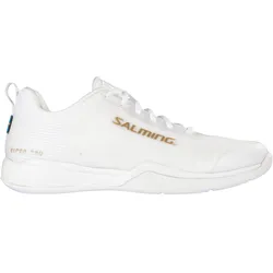 Salming, Unisex, Hallenschuhe, Viper Pro Schuh (47 1/3), Weiss, Gold
