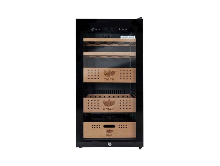 Kibernetik HU85 Zigarrenschrank schwarz rechts
