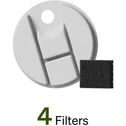 Petlibro - 4 x Replacement Filters for Capsule Dog Fountain, Futternapf Zubehör