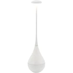 Zafferano Dondolina - Wiederaufladbare LED-Tischleuchte IP65, kabellos, Touch-Dimmer - italienisches Design, Farbe Weiß