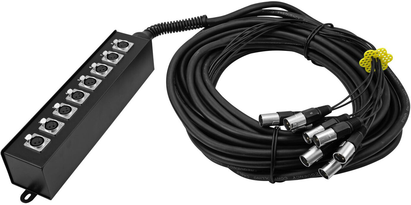 Omnitronic Multicore Stagebox Mus-820 8in 20m