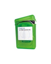 LogiLink Festplattenlaufwerk-Schutzgehäuse Kapazität: 1 Festplattenlaufwerk 3,5" grün (UA0133G)