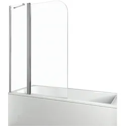 Emke, Duschkabine + Duschwand, Duschwand (100 cm, 100 cm, 140 cm)