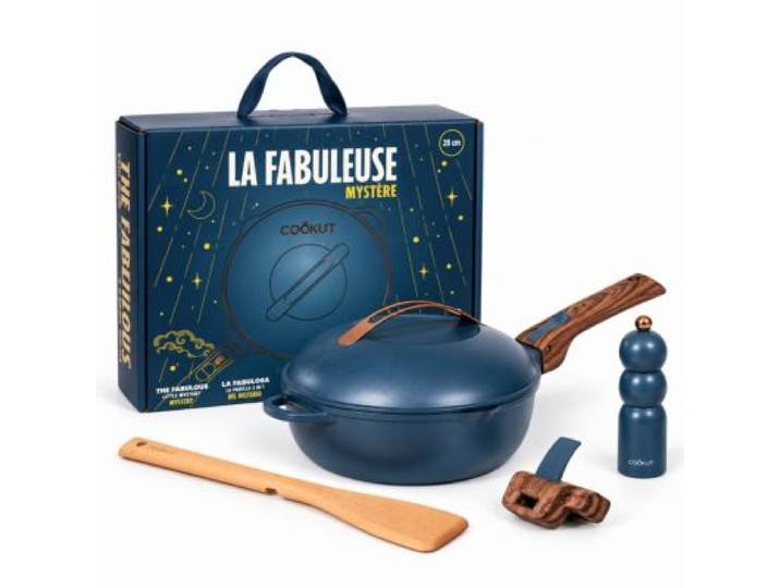 Cookut - Poêle La Fabuleuse 28cm Myrtille Noel Edition