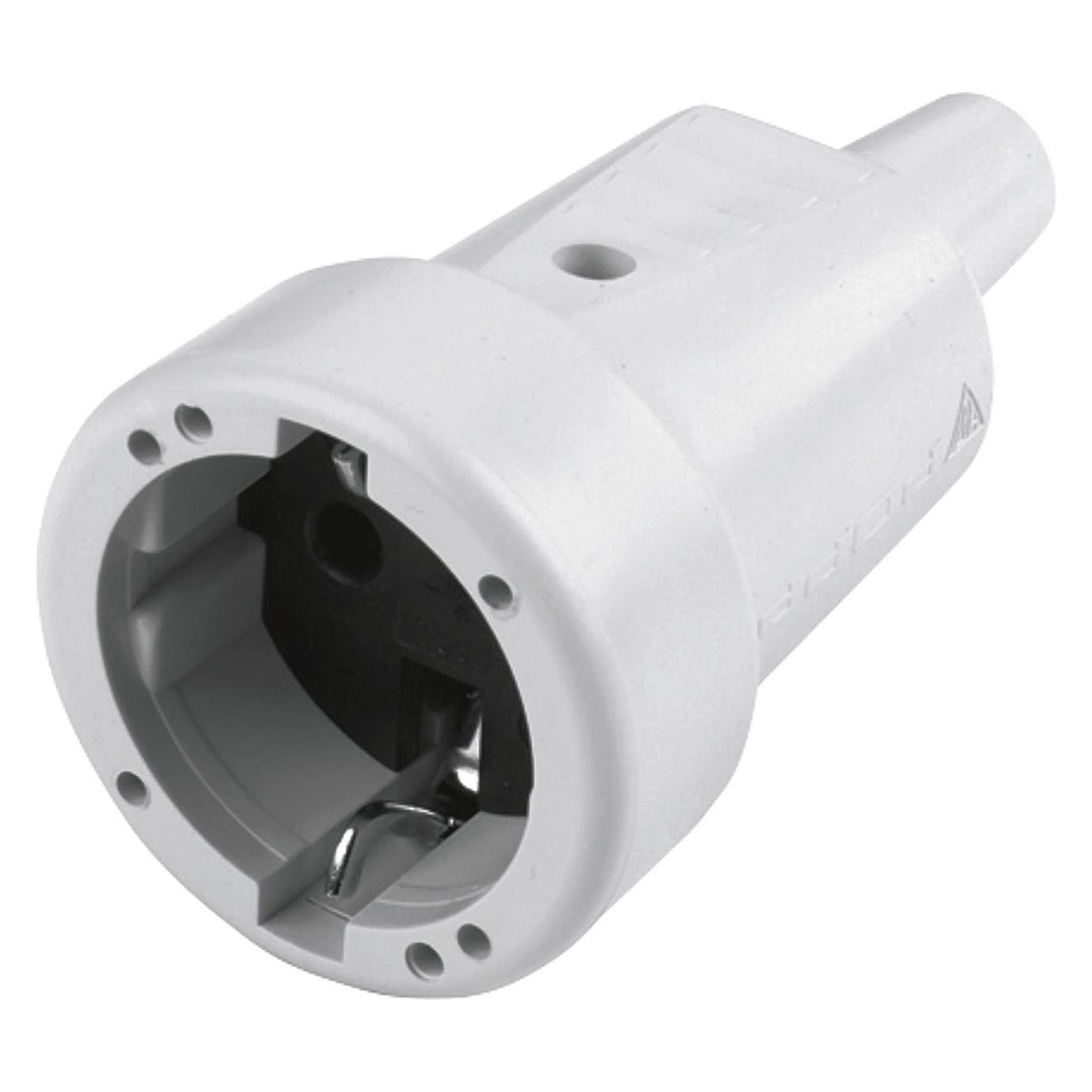 REV 0512130777 Schutzkontaktkupplung PVC 250 V Grau IP20 (0512130777)