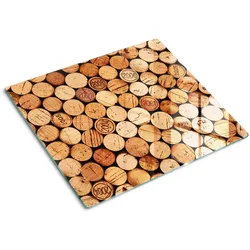 GLASPLATTE 60x52 cm Weinkorken