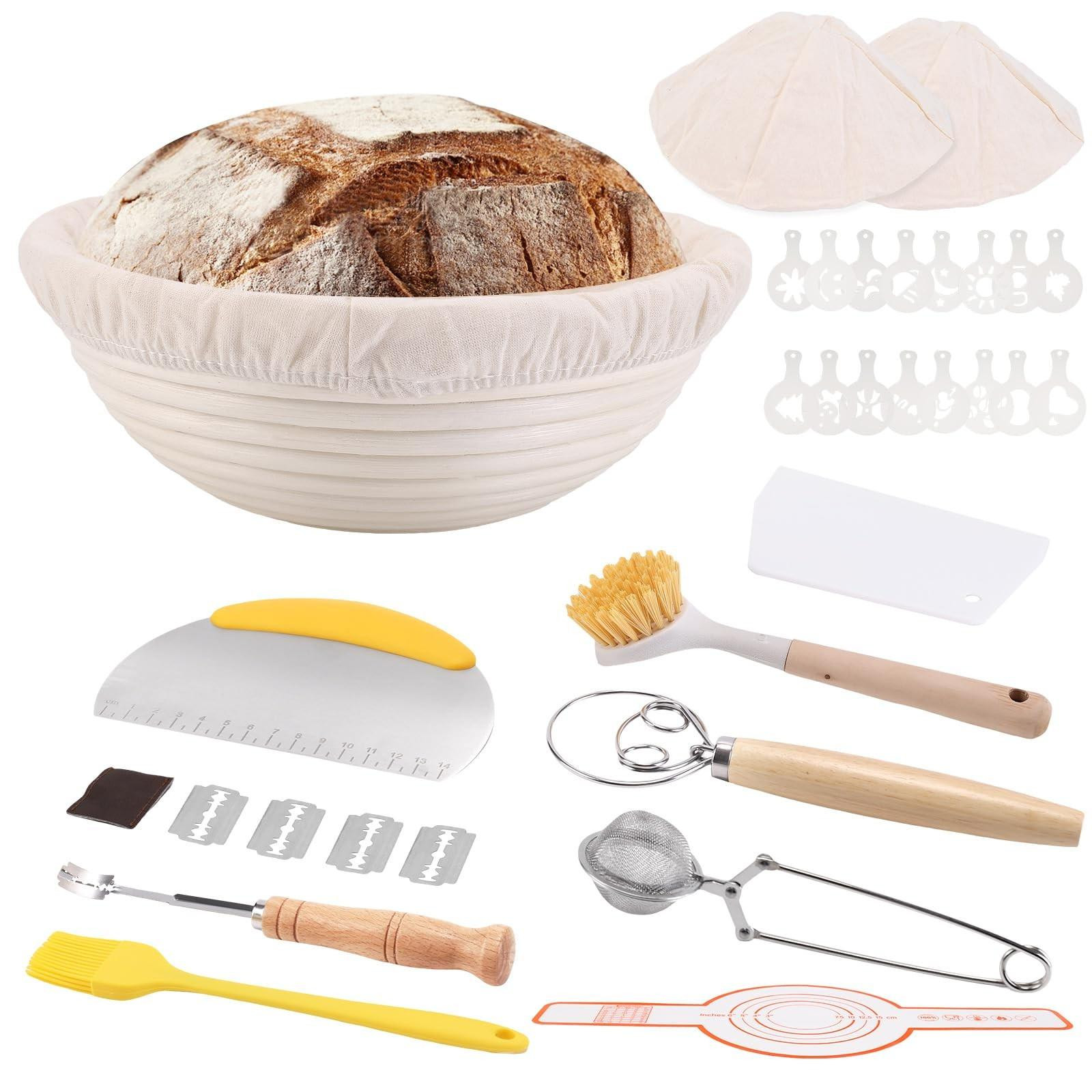 Bakset met fermentatiemand en accessoires