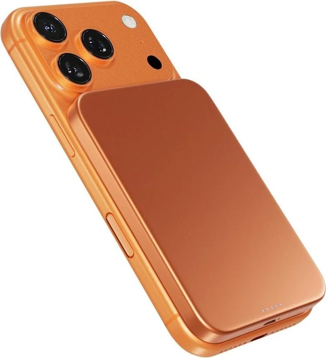 Epico UltraPack Qi2 5000mAh Mag+ dünne Aluminium drahtlose Powerbank EM51 - orange