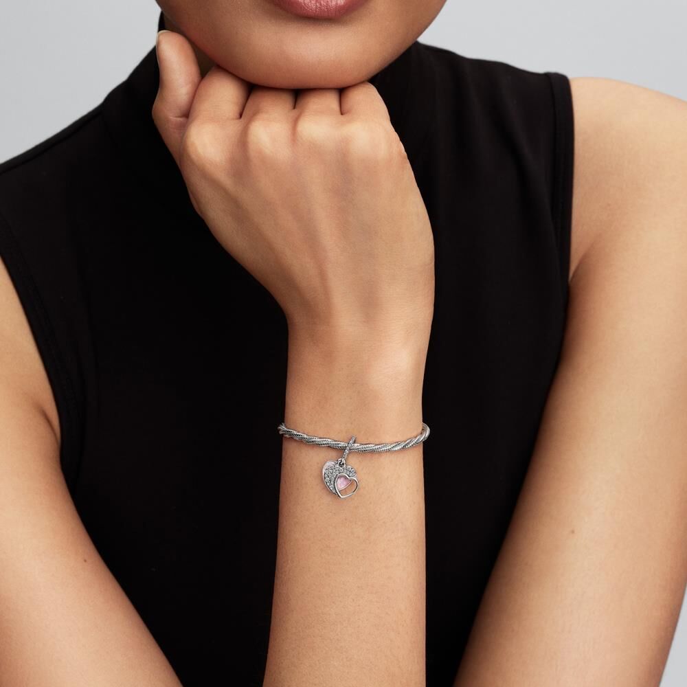 Pandora Beautiful Mother Charm-Anhänger, 925er Silber, Moments silber