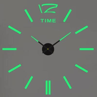 Uplift Treasures Modern 3D DIY Wall Clock Acrylic Mirror Decor 23 3d Diameter 60 90cm
