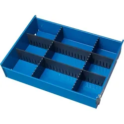 Schubladen-Einteilungsset 570 x 450mm, 9 Fächer, Höhe 100mm