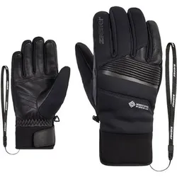 ZIENER Herren Handschuhe GANNO WS glove ski alpine, Größe 9,5 in Schwarz Schwarz
