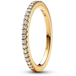 Pandora 162999C01 Damen-Ring Funkelndes Band Goldfarben, 52/16,6