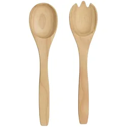 ASA Selection ASA Salatbesteck natur 30 x 7 cm, Servierbesteck, Braun, Beige