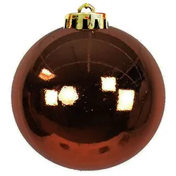 Mojawo XXL Weihnachtsbaumkugeln Dekokugel Christbaumkugeln Braun Ø 20cm
