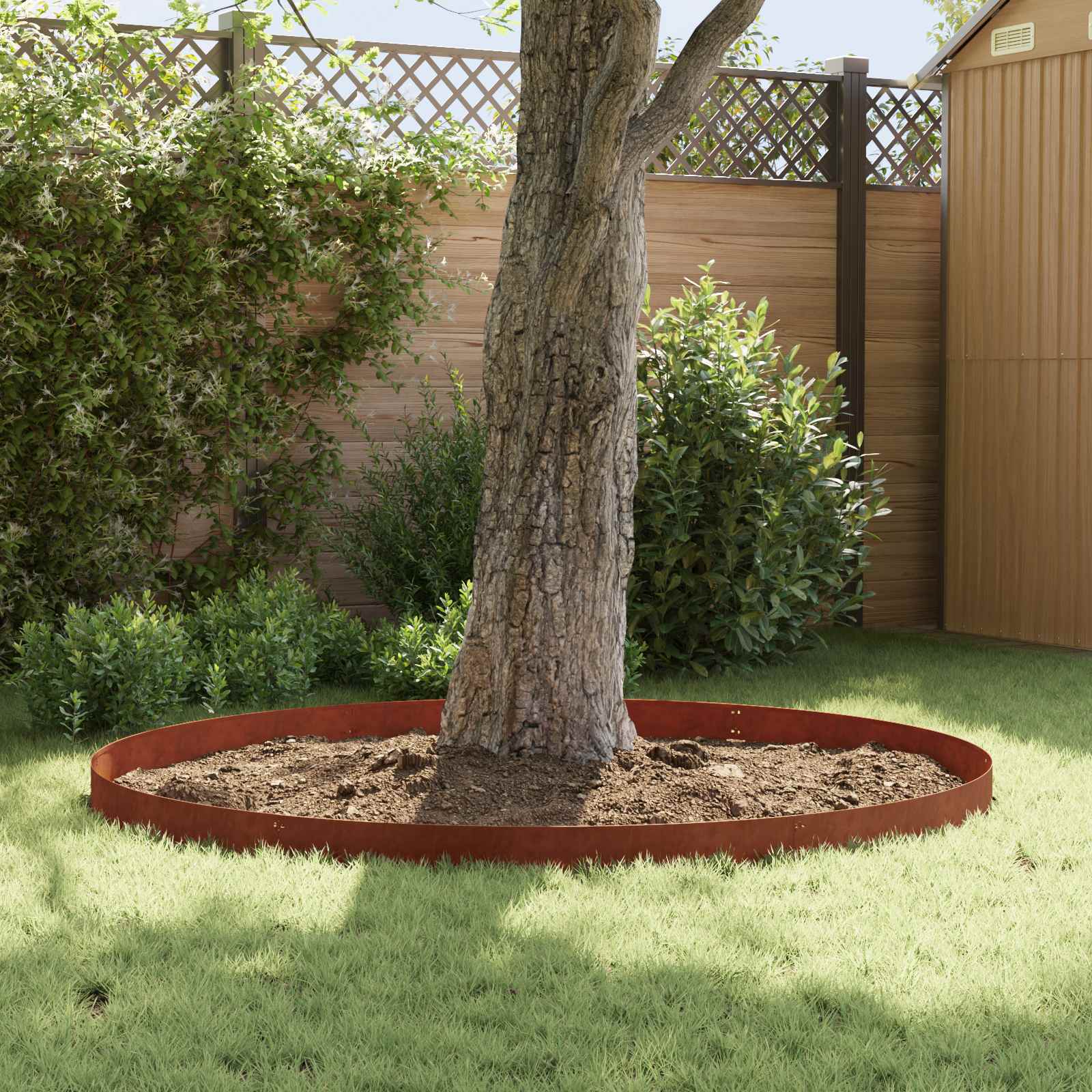 vidaXL Bordure de pelouse avec bord supérieur plié 20 pc 103x15cm