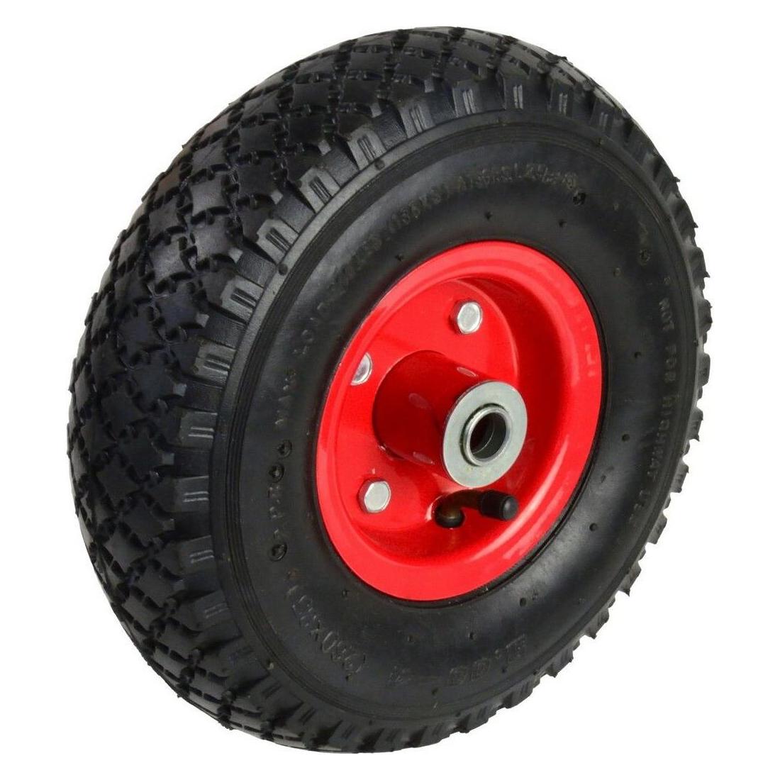 GEKO Aufblasbares Gummirad für Karren, 255 x 75 mm (G71014)
