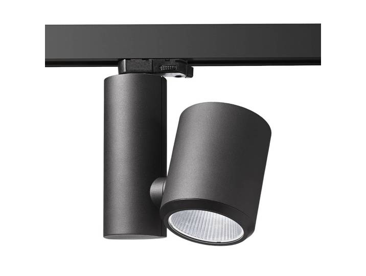 Egger Licht DLS LED-Schienenstrahler Kent Meat, schwarz, 15° Meat, schwarz, Aluminium