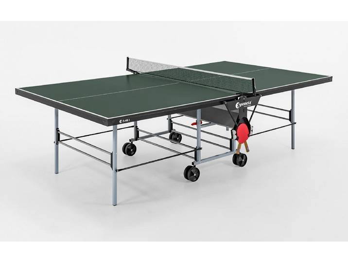 Sponeta Tischtennisplatte Indoor S 3-46 i (S3 Line) grün, GS: geprüfte Sicherheit (Klasse D)