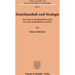 Staatshaushalt und Strategie, Fachbücher von Heinz Schleicher