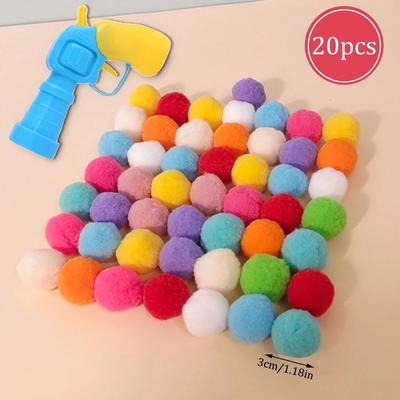 Uplift Picks Interactive Cat Ball Launcher Toy With Plush Balls 20 Pcs