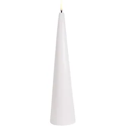 Uyuni LED Cone Candle 30cm nordic white