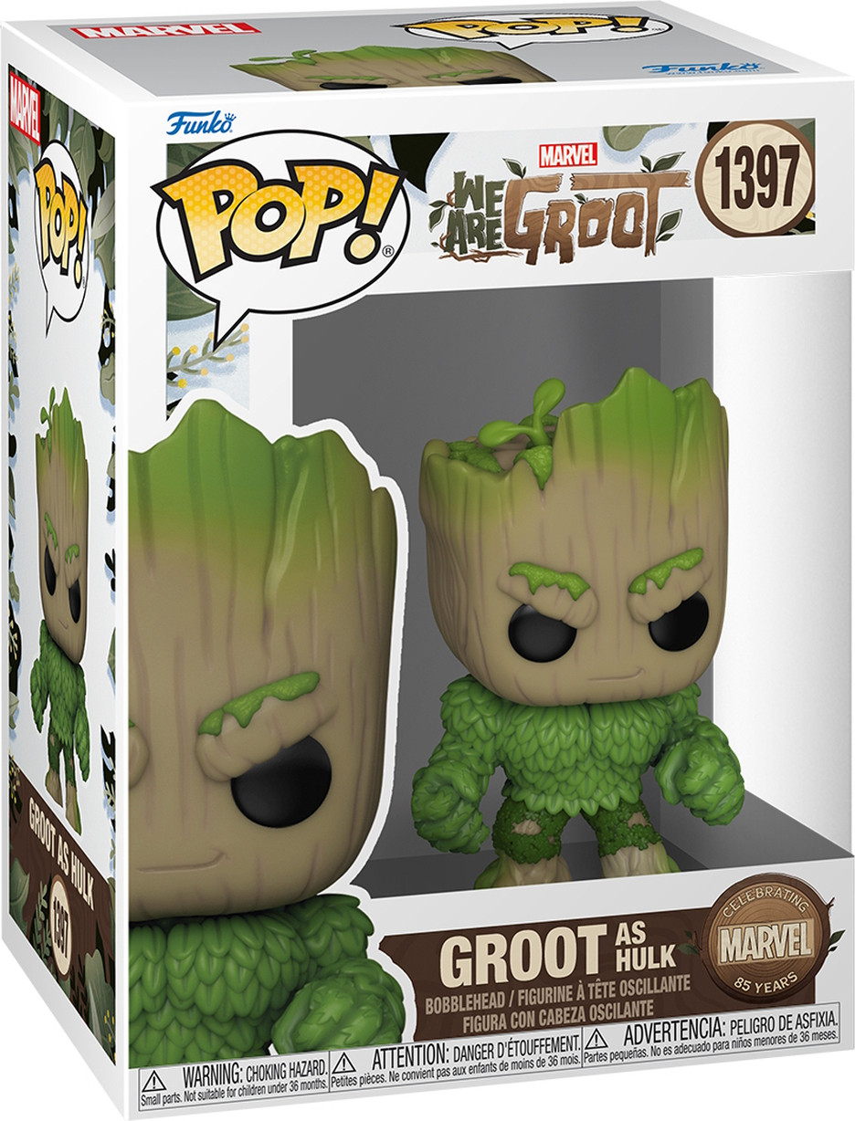 Funko Pop! Vinyl figuur Marvel We Are Groot - Groot als Hulk 1397