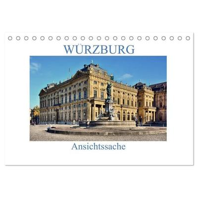 Würzburg - Ansichtssache (Tischkalender 2027 DIN A5 quer), CALVENDO Monatskalender
