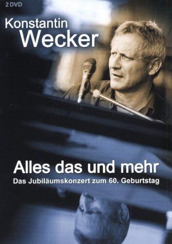 Konstantin Wecker - Konstantin Wecker - Alles das und mehr [2 DVDs] - Preis vom 11.10.2026 03:10:56 h