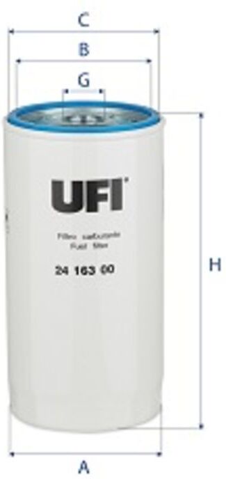 Kraftstofffilter UFI 24.163.00