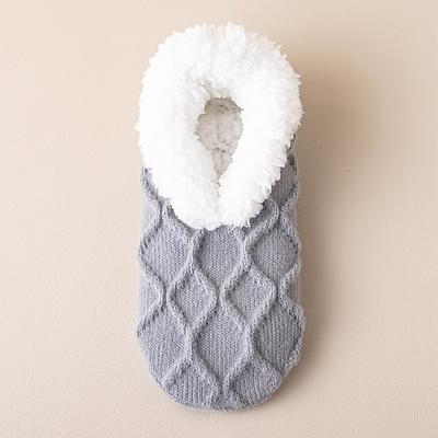 Dicke Hausschuhsocken für Damen, Bodensocken, rutschfeste und warme Fußsocken, dicke, warme Damenschuhe und -socken