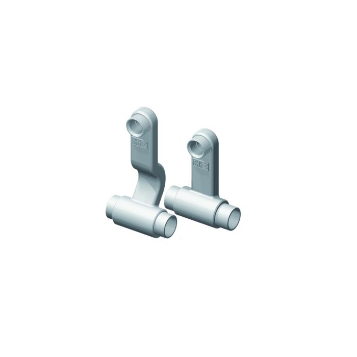 Weitzel Hku Heizkörperanschluss 1015 15 L, Ø 15 mm, 2-tlg., Messing, zum Löten, für Kupferrohre