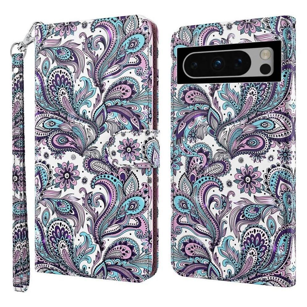 Cover-Discount Google Pixel 8 - Etui Glitzer Effekt Paisley (Google Pixel 8) (660144775H)
