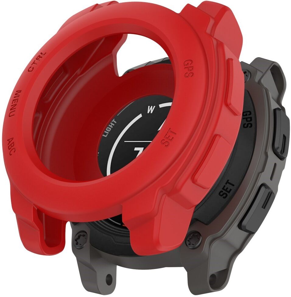 INCOVER Garmin Instinct E (40mm) - Bumper Silikone Cover - Rød