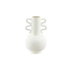 HOME STORY Vase   , creme , Steinzeug , Maße (cm): B: 15 H: 28,5