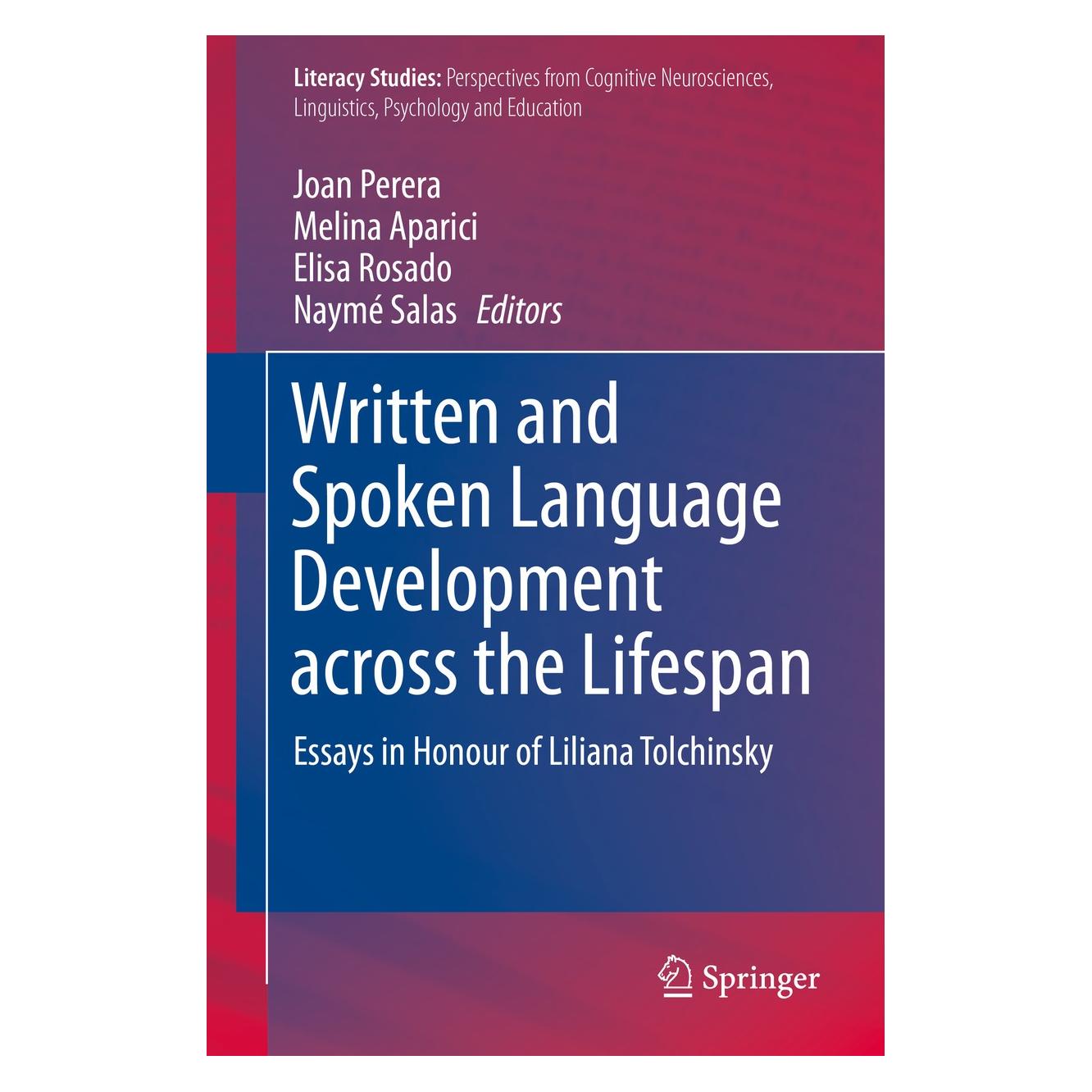 Springer Written and Spoken Language Development (Englisch, Hardcover, Elisa Rosado, Joan Perera, Melina Aparici, Naymé Salas) (9783319211350)