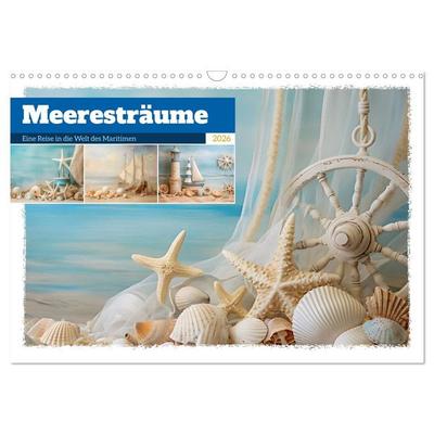 Meeresträume (Wandkalender 2026 DIN A3 quer), CALVENDO Monatskalender