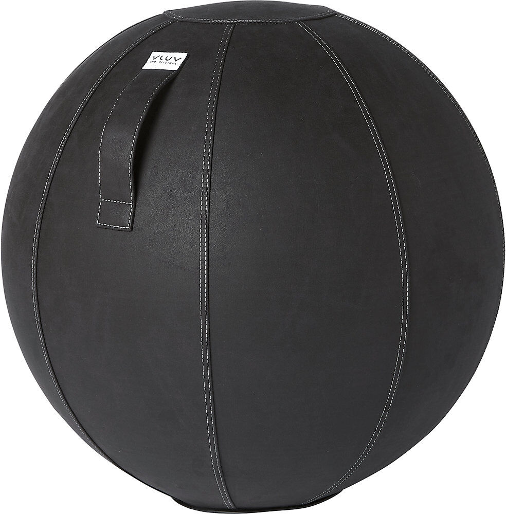 VEGA Sitzball, veganes Kunstleder, 600 - 650 mm, schwarz VLUV