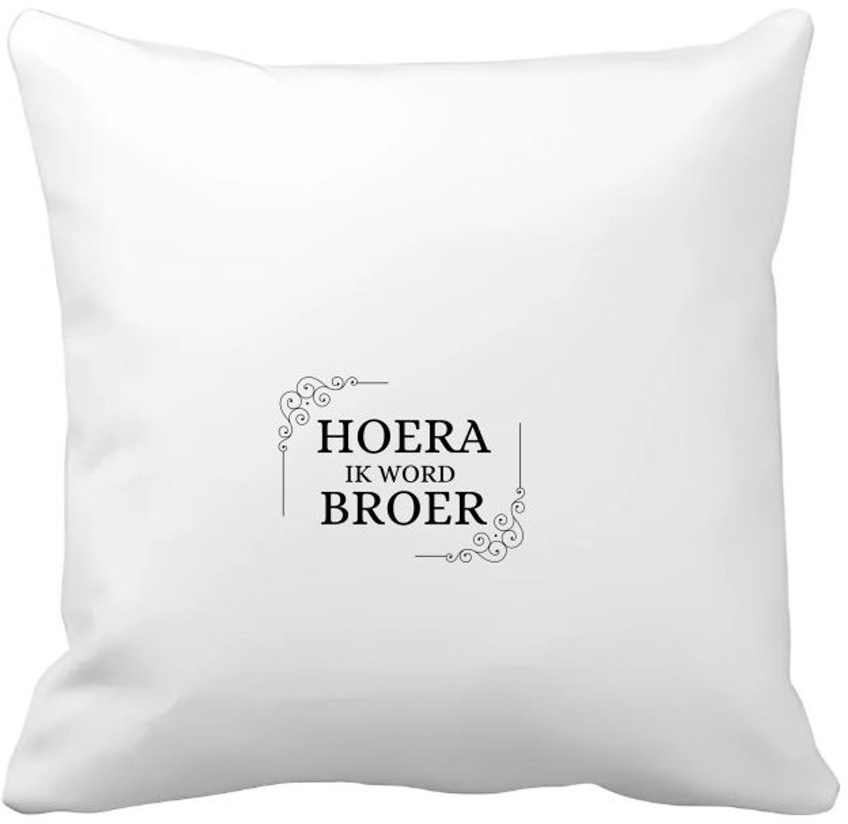 Akyol Kussenhoes Hoera ik word broer - 40 x 40 cm