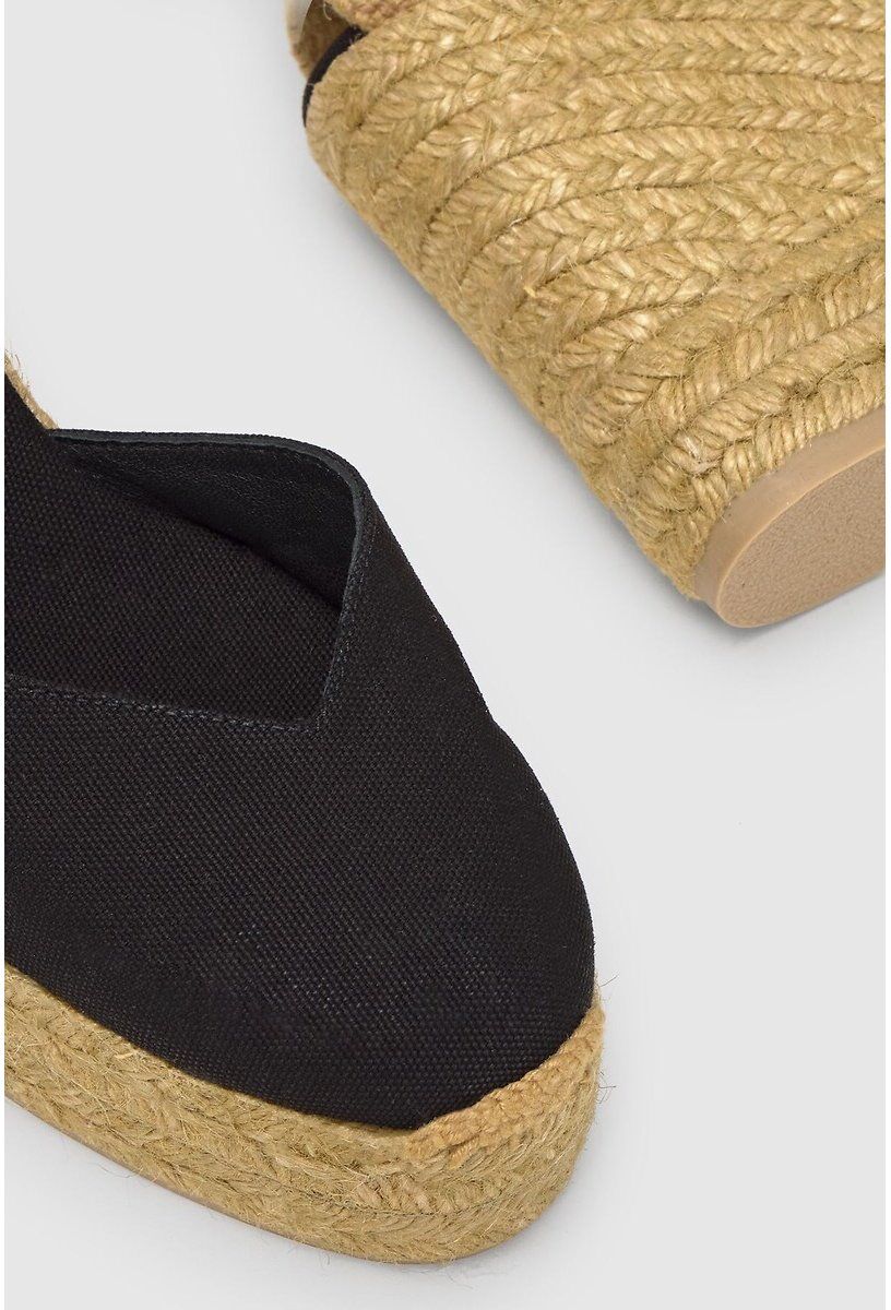 CASTANER Espadrilles compensées plateforme en toile, CHIARA