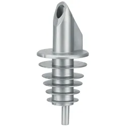 Ausgiesser - BILLY, Kunststoff, für 0,5 - 1,5 L Flaschen, mit 5 Lamellen, silber