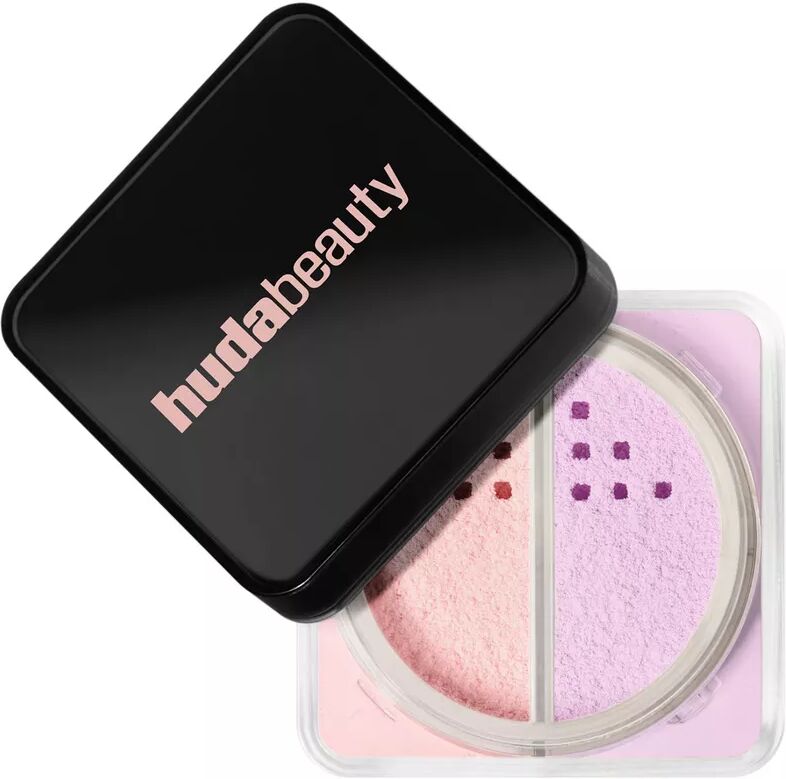 Huda Beauty - -Easy Bake Loose Powder Duo - Fixierender Loser Puder, 2 x 6.5  g, Cherry Lilac