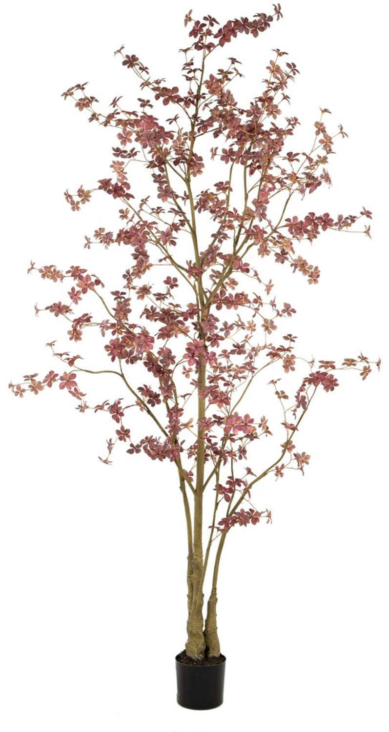 Emerald Kunstboom Tropaeolum 270cm Bordeaux - Kunstplant voor binnen